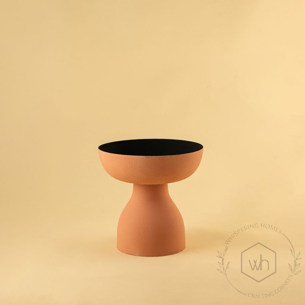 Takht Vase - Peach White Background