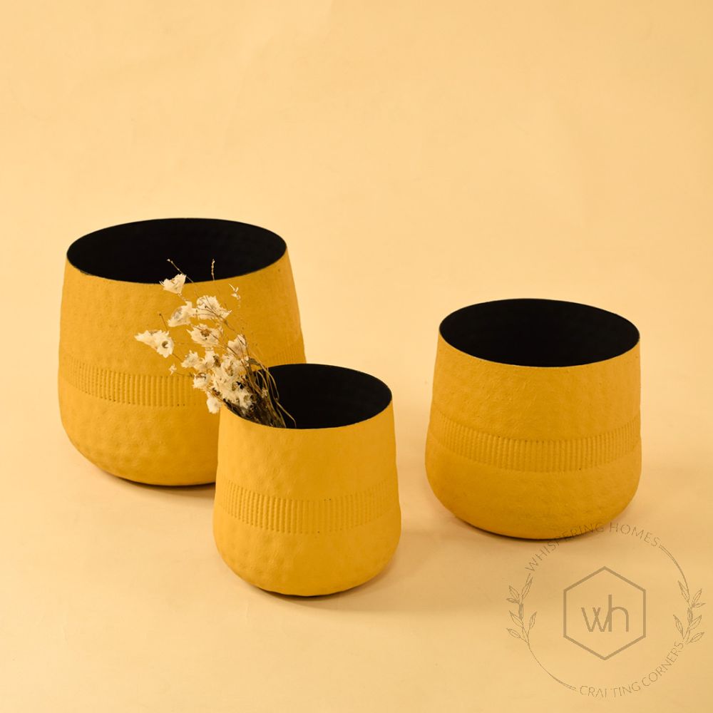 Harrappan Vase - Yellow Medium Grouped