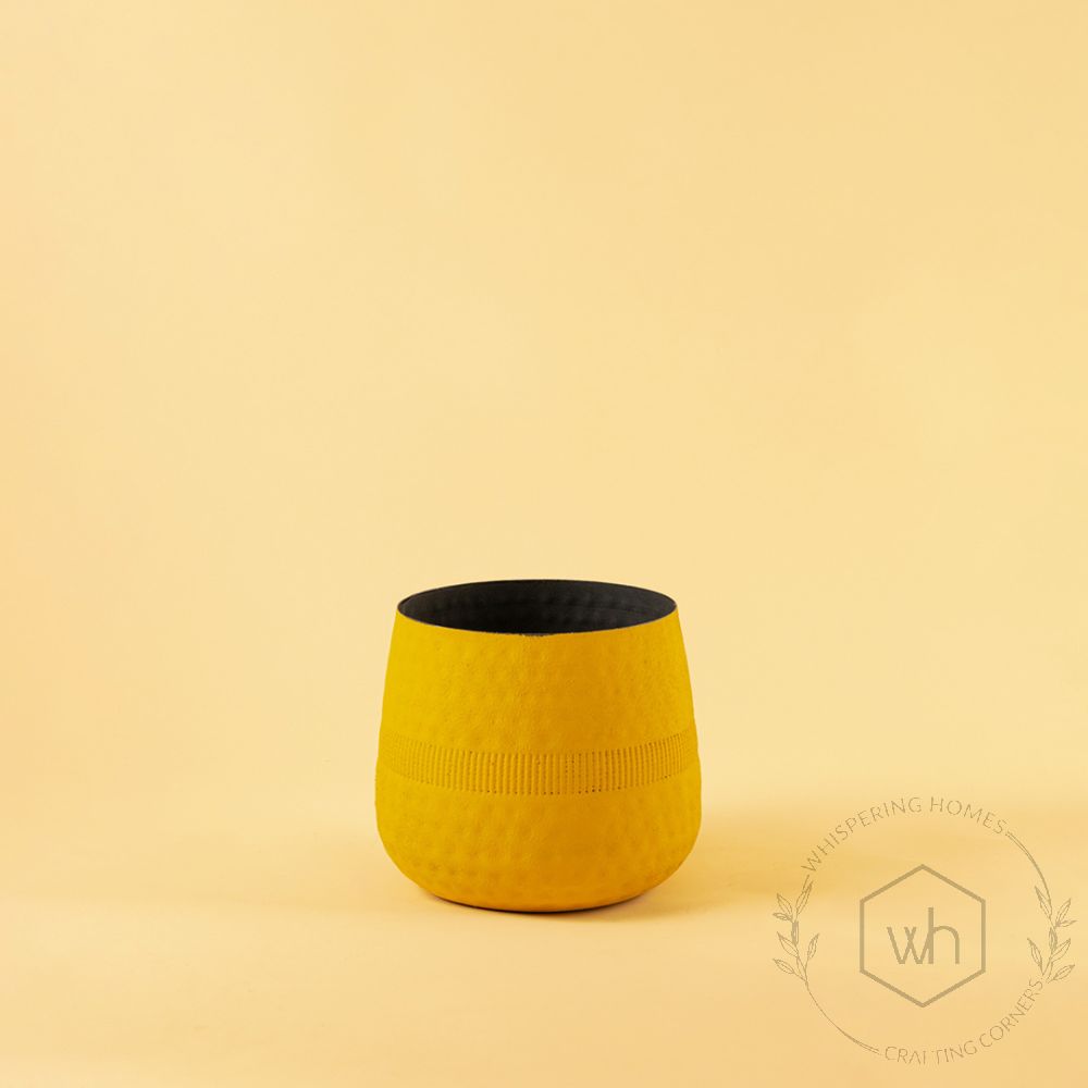 Harrappan Vase - Yellow Medium White Background