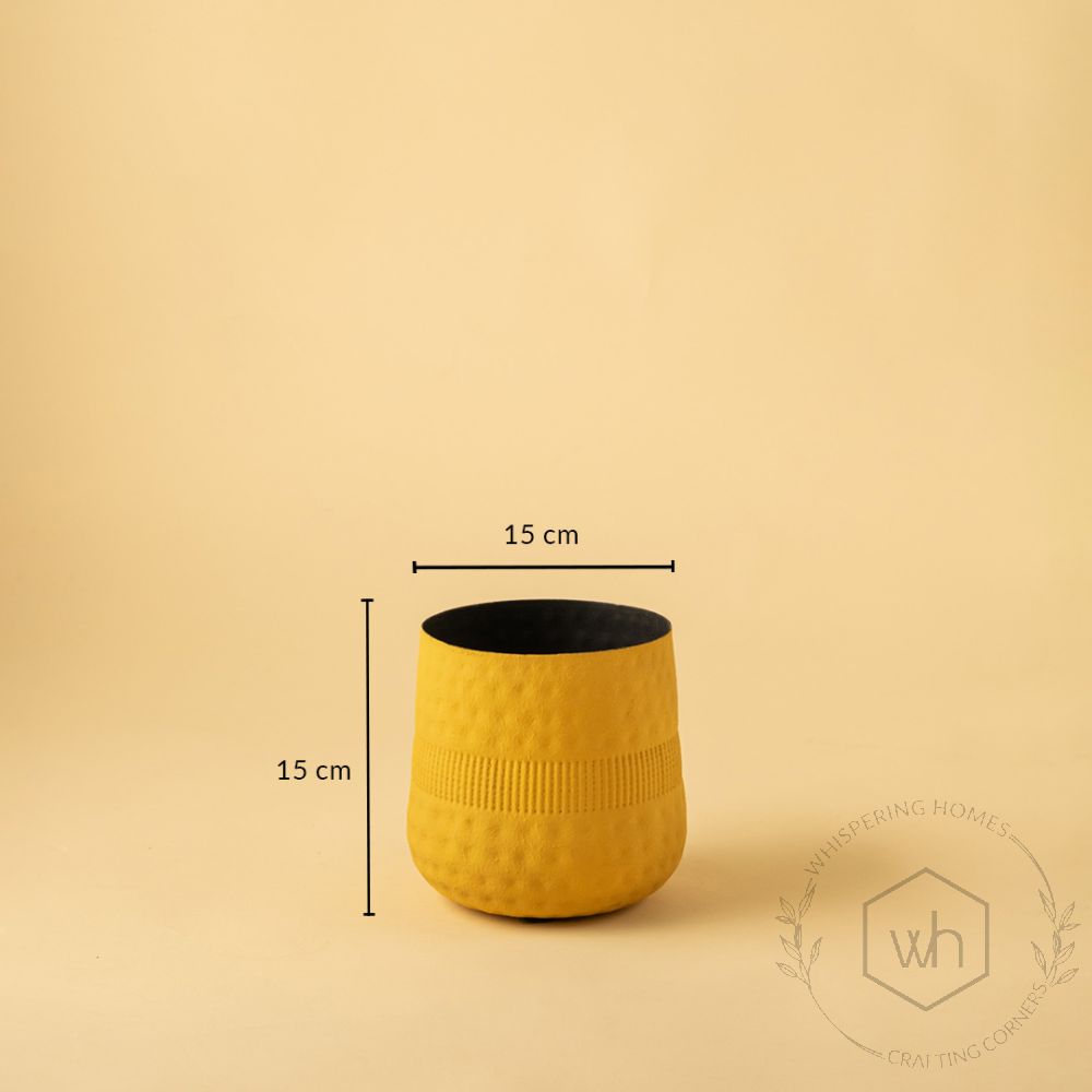 Harrappan Vase - Yellow Small Dimensions