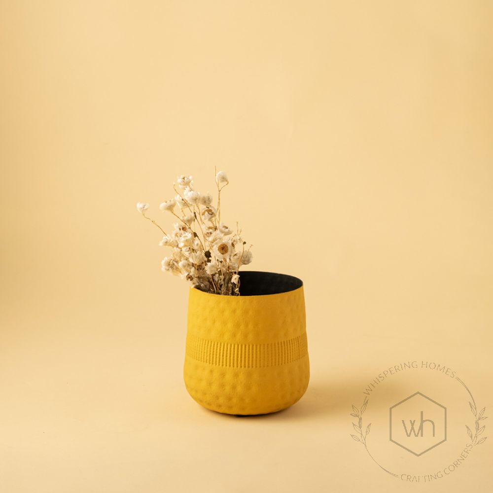 Harrappan Vase - Yellow Small Lifestyle