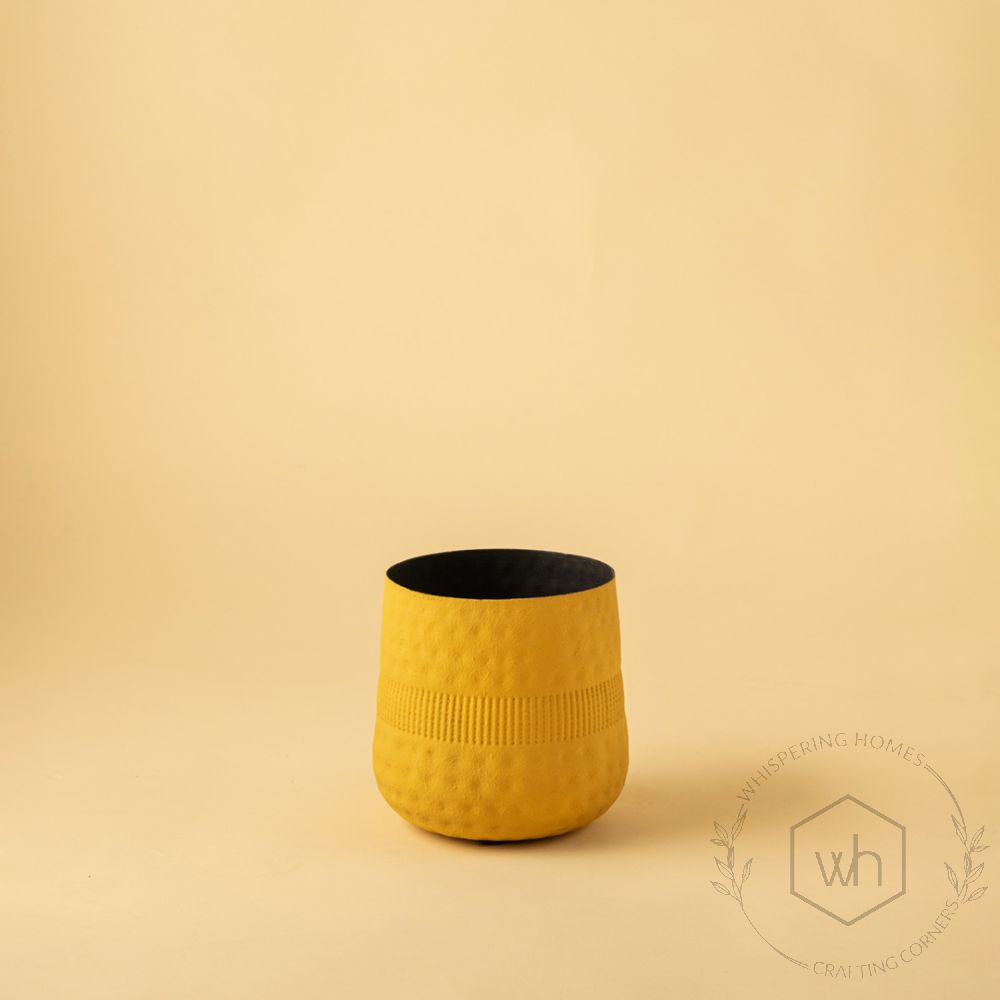 Harrappan Vase - Yellow Small White Background