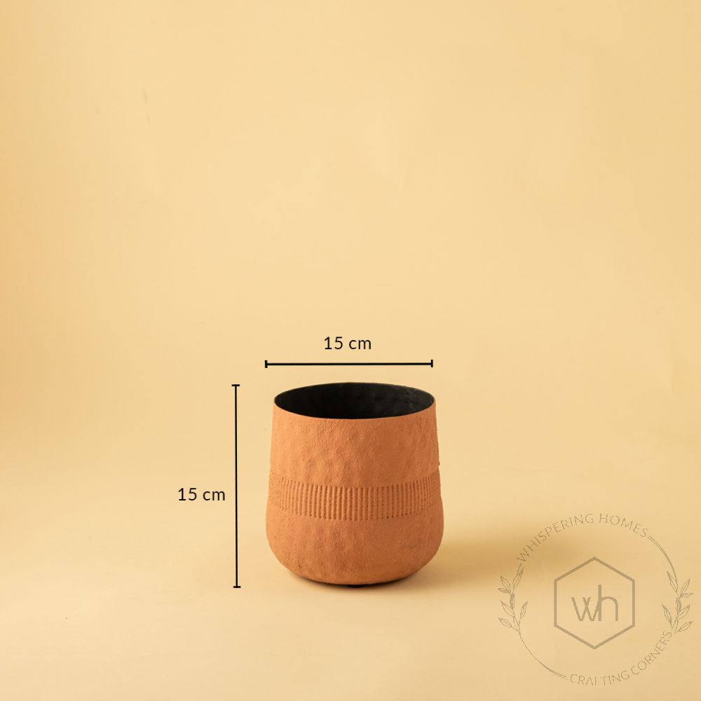 Harrappan Vase - Peach Small Dimensions