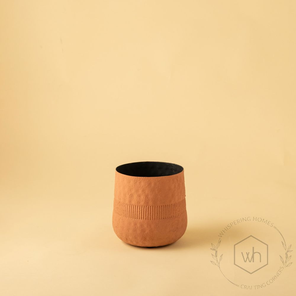 Harrappan Vase - Peach Small White Background