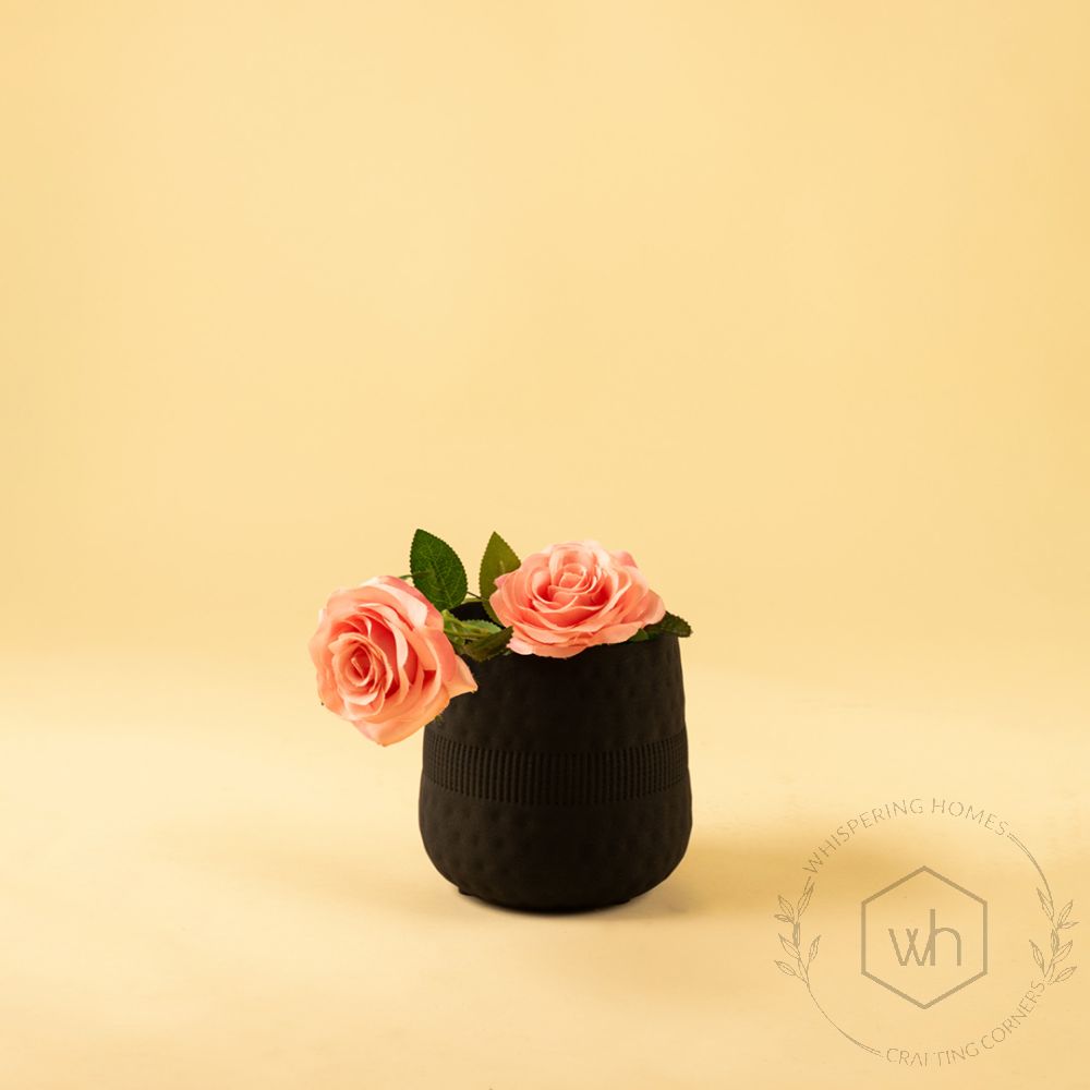 Harrappan Vase - Black Small Lifestyle