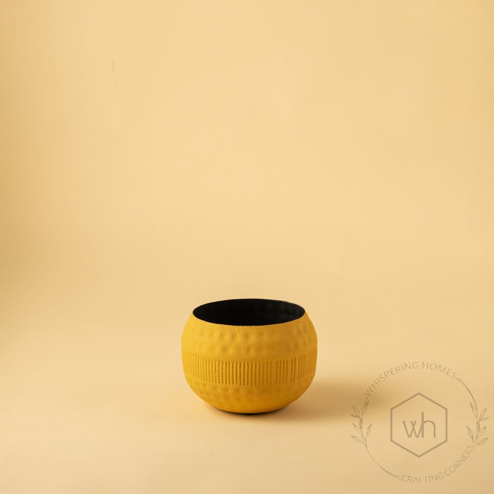 Zarb Vase - Yellow Small White Background