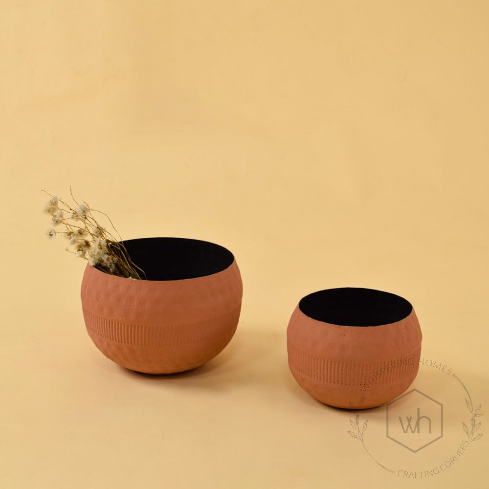 Zarb Vase - Peach Small Grouped