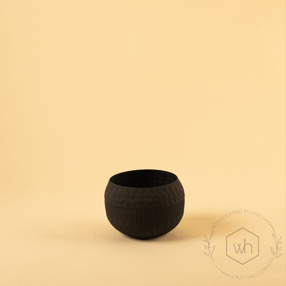 Zarb Vase - Black Small White Background