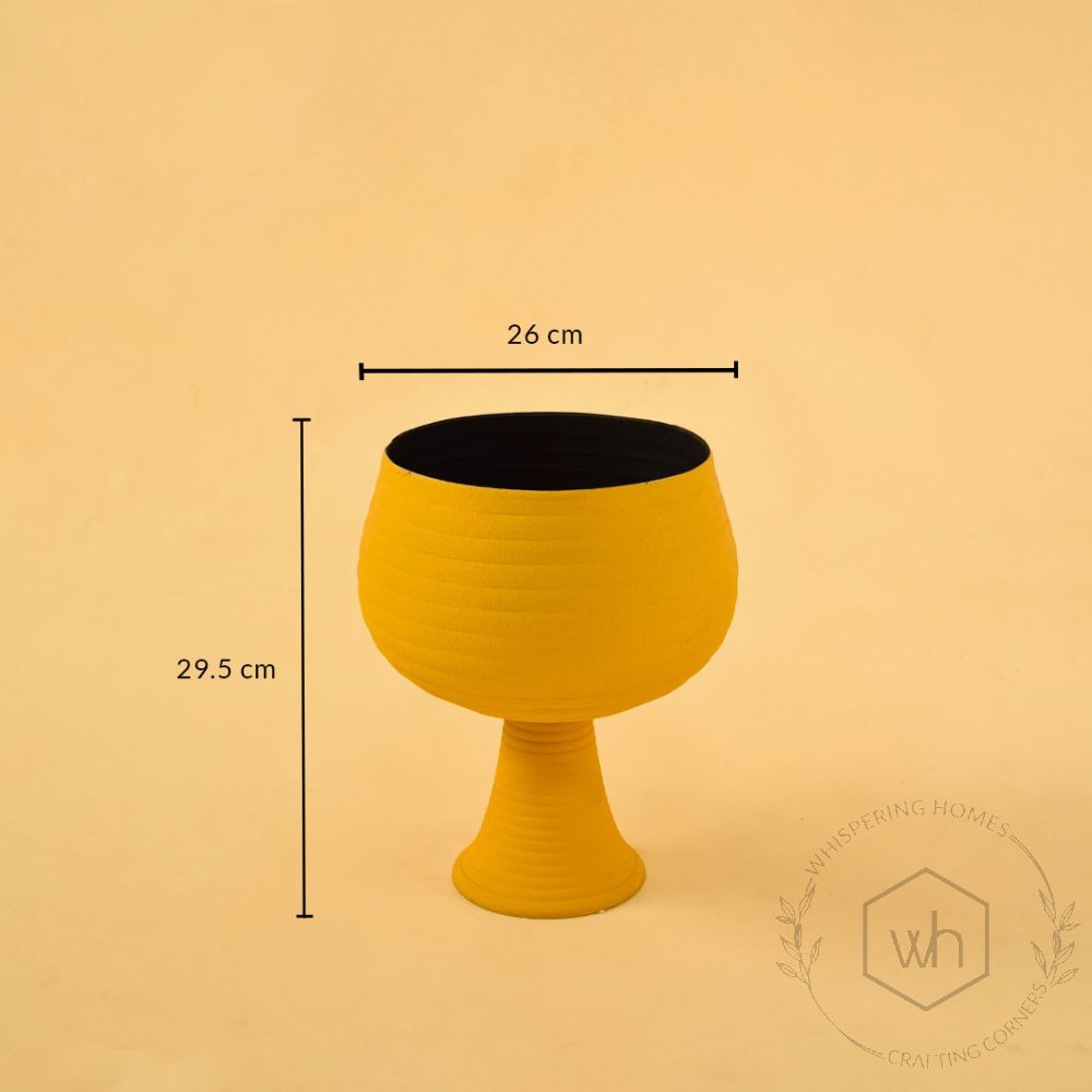 Opus Vase - Yellow Dimensions