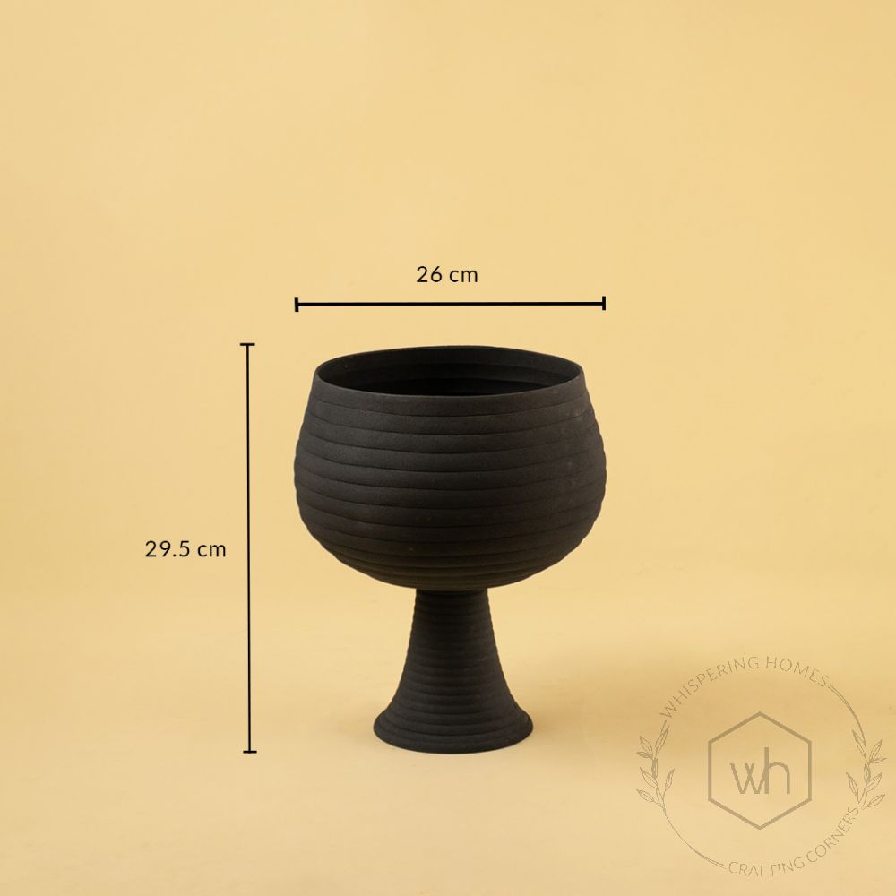 Opus Vase - Black Dimensions