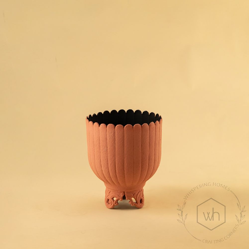 Bloom Vase - Peach White Background