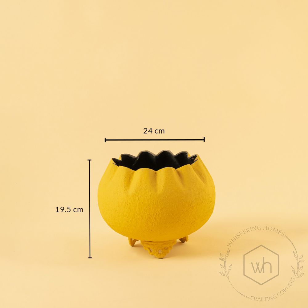 Gul Vase - Yellow Medium Dimensions