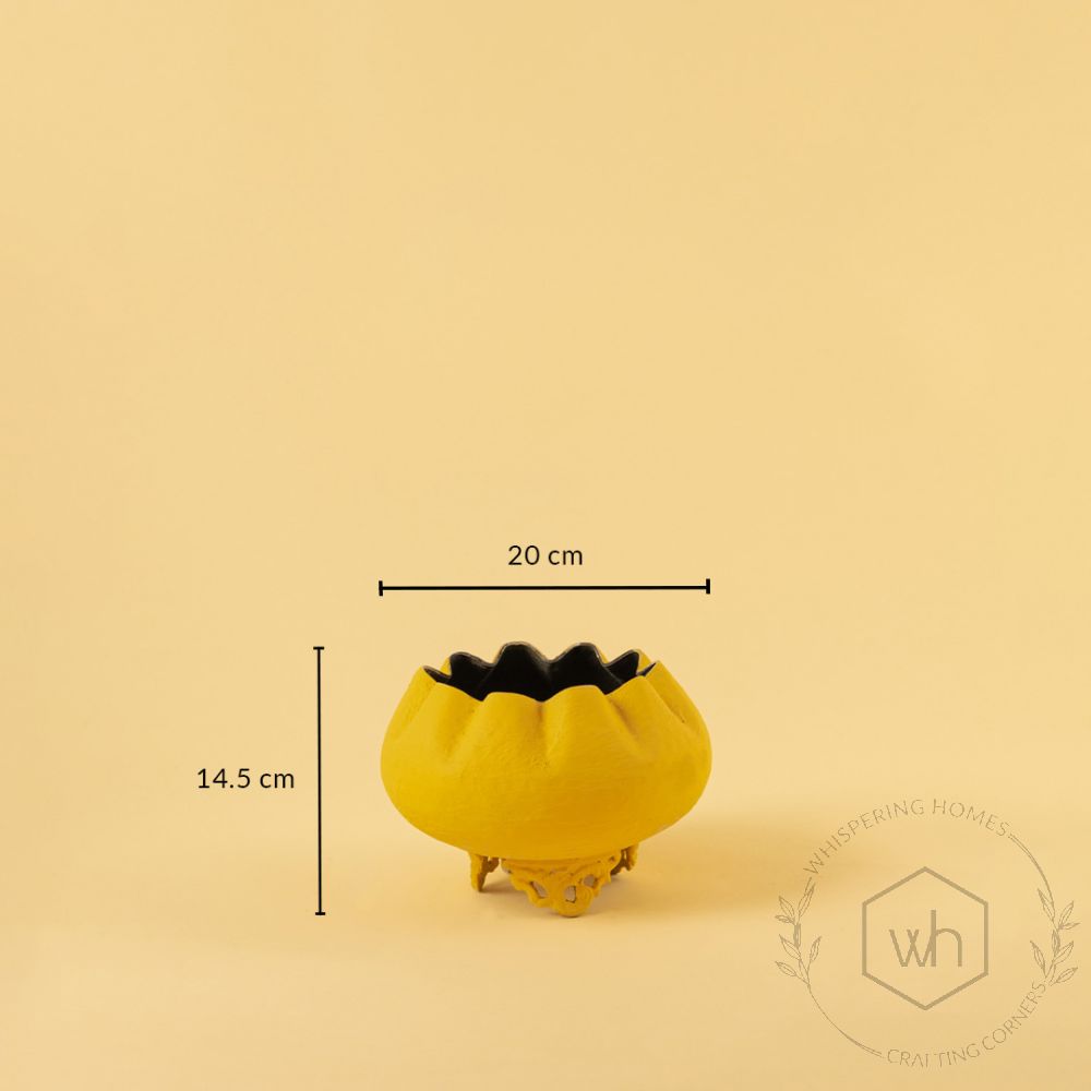 Gul Vase - Yellow Small Dimensions