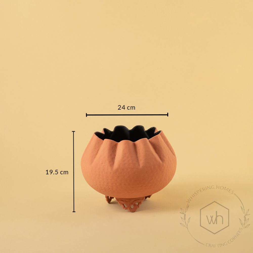 Gul Vase - Peach Medium Dimensions