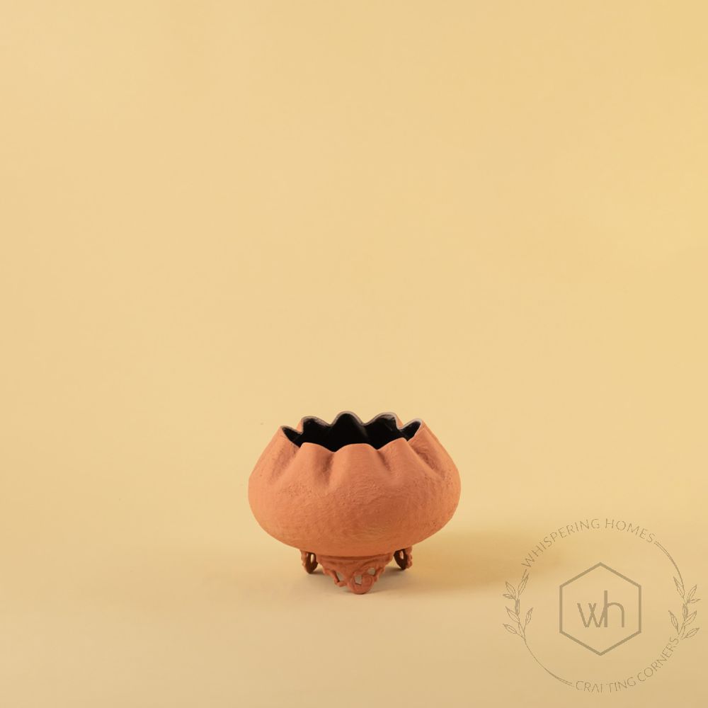 Gul Vase - Peach Small White Background