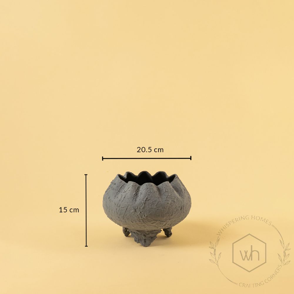 Gul Vase - Dark Grey Small Dimensions