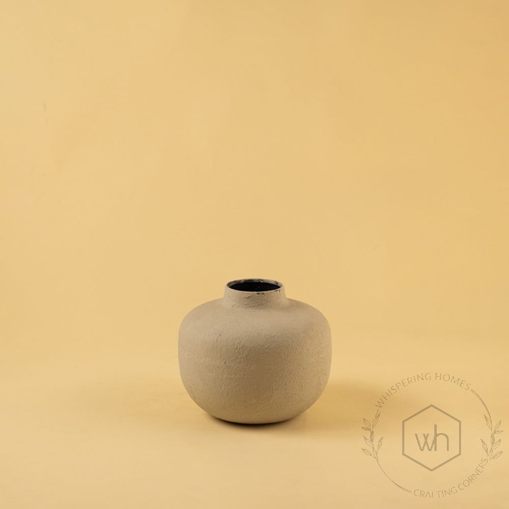 Gharvi Vase - Grey White Background