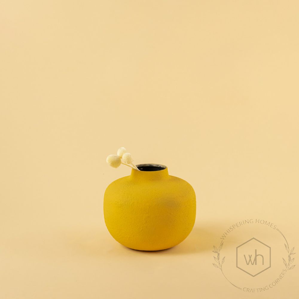 Gharvi Vase - Yellow Lifestyle