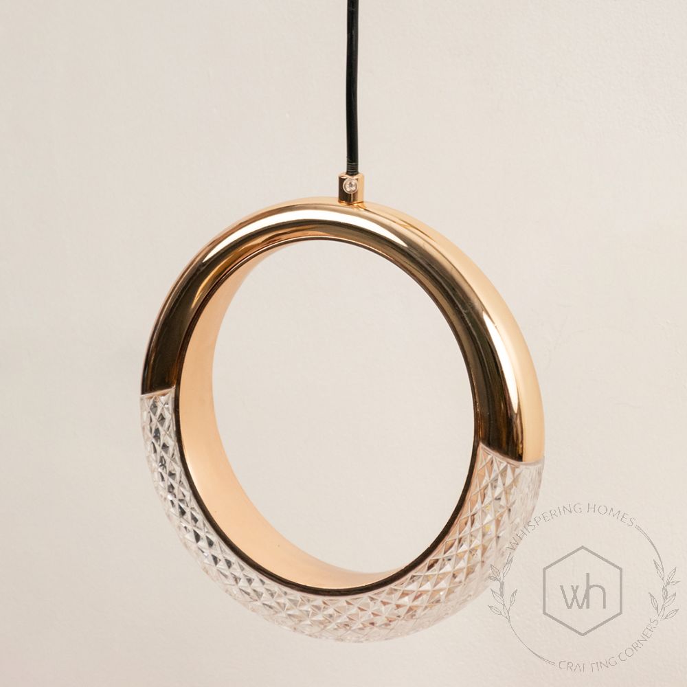 Half Moon Ring Wall Light Closeup