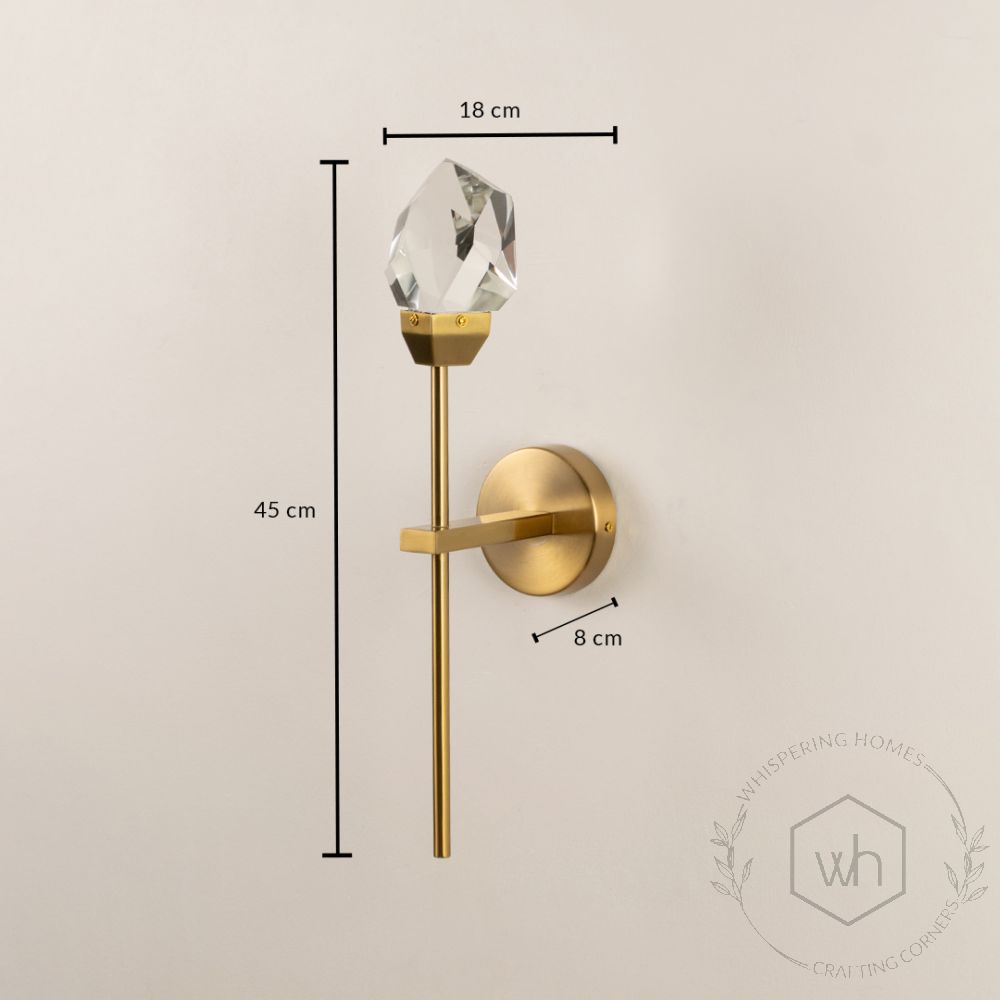 Modo Glass Wall Light Dimensions