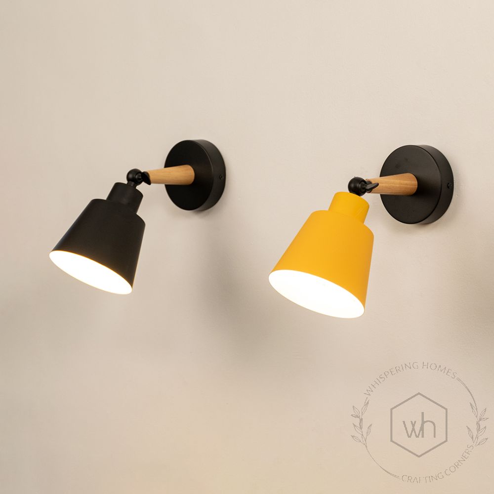 Modern Wall Light Yellow Grouped