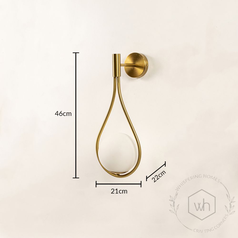 Suspension Aball Wall Light Dimension