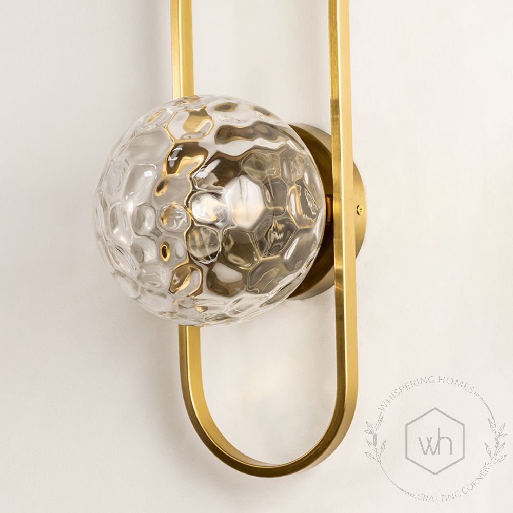 Glass Aisle Wall Lamp Closeup