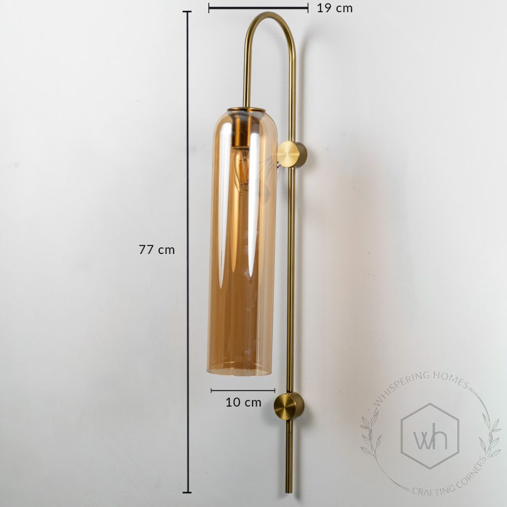 Float Wall Sconce - Amber Dimensions