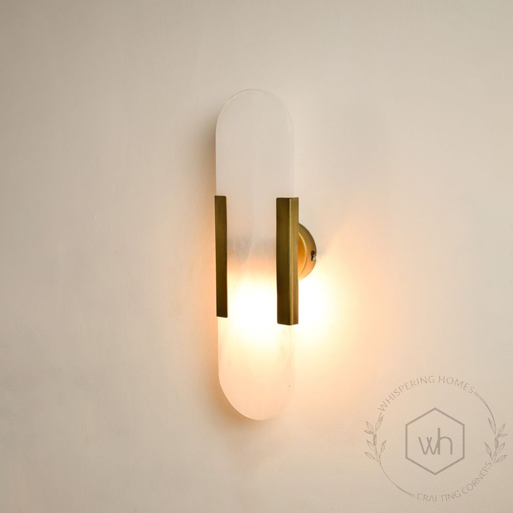 Nebula Wall Sconce Light On White Background