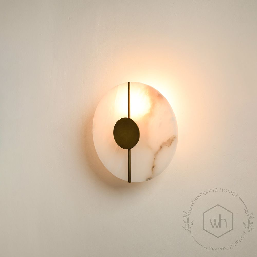 Diaphan Wall Sconce Light On White Background