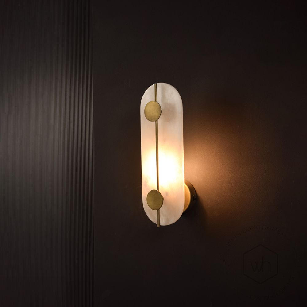 Lumina Wall Sconce Light On Black Background