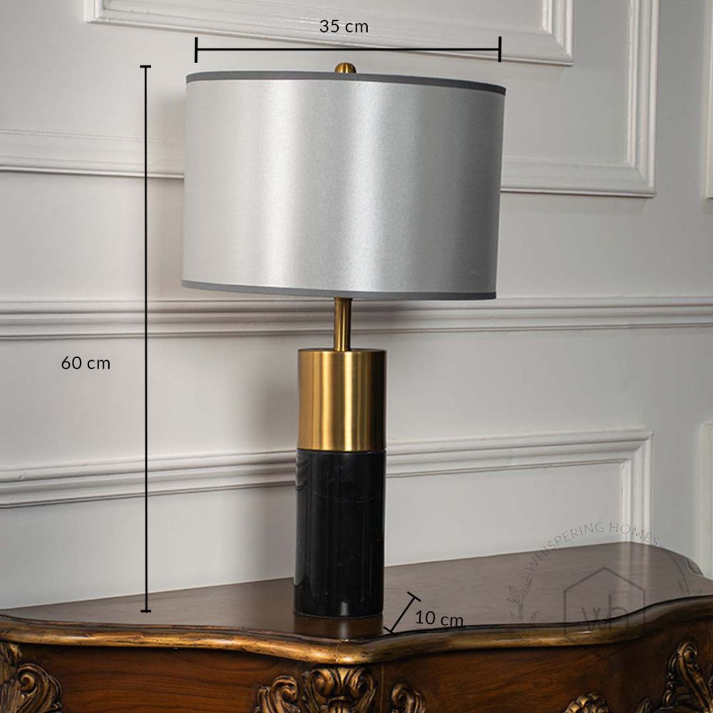 Altadena Black Marble Table Lamp
