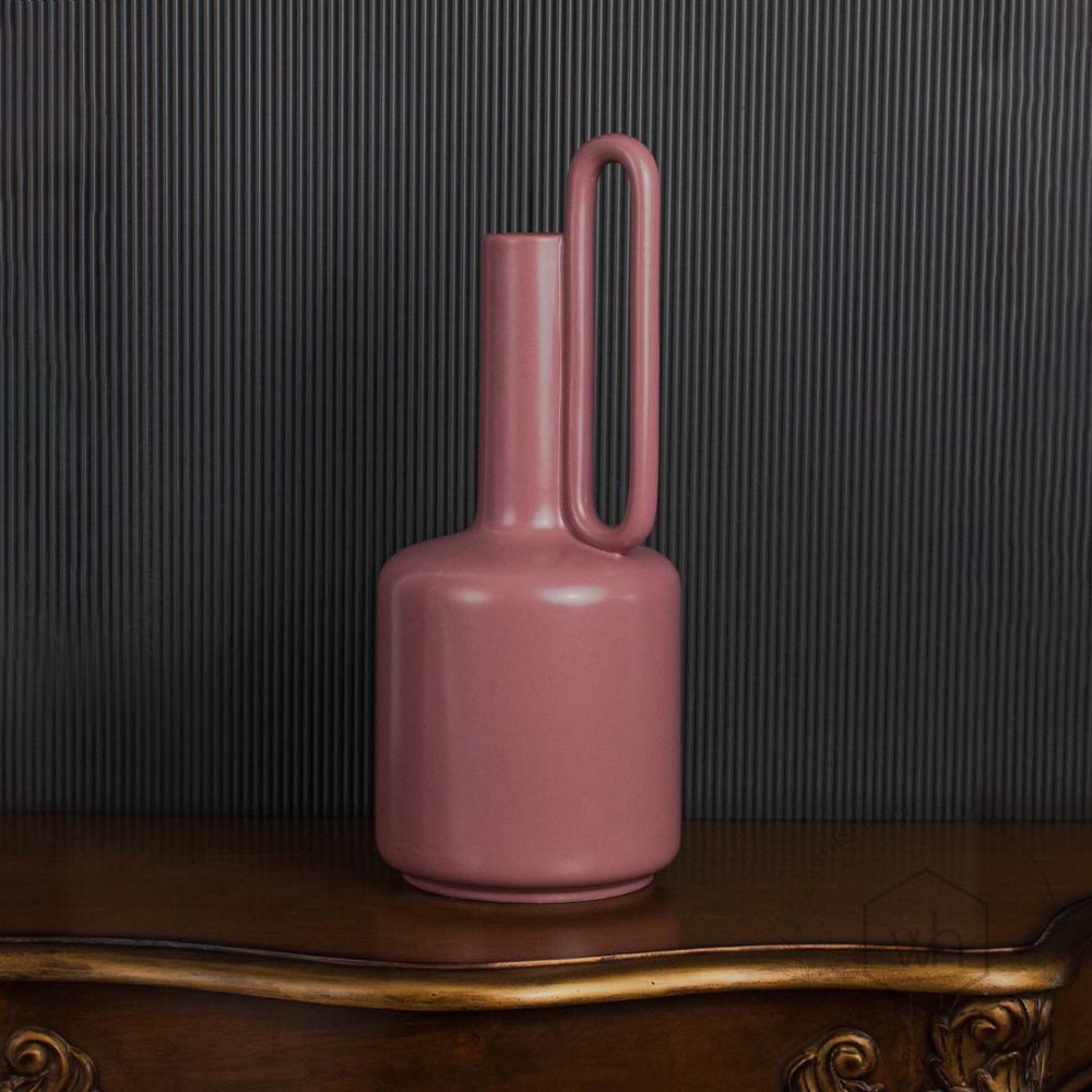 Ata Ceramic Flower Vase - Pink