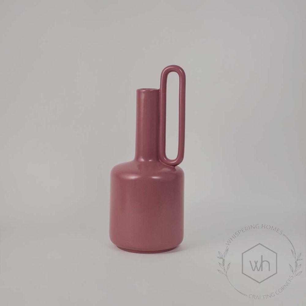 Ata Ceramic Flower Vase - Pink