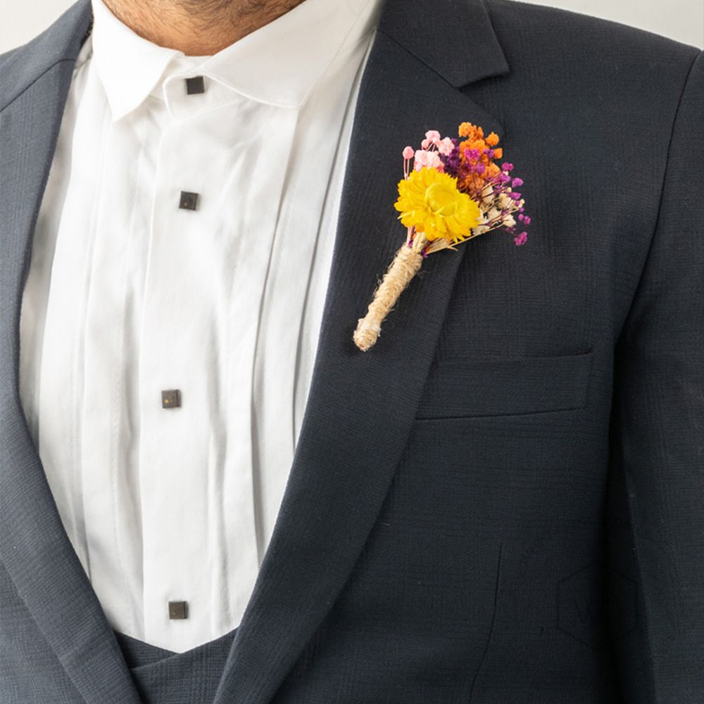 Atiena Boutonniere Black Background