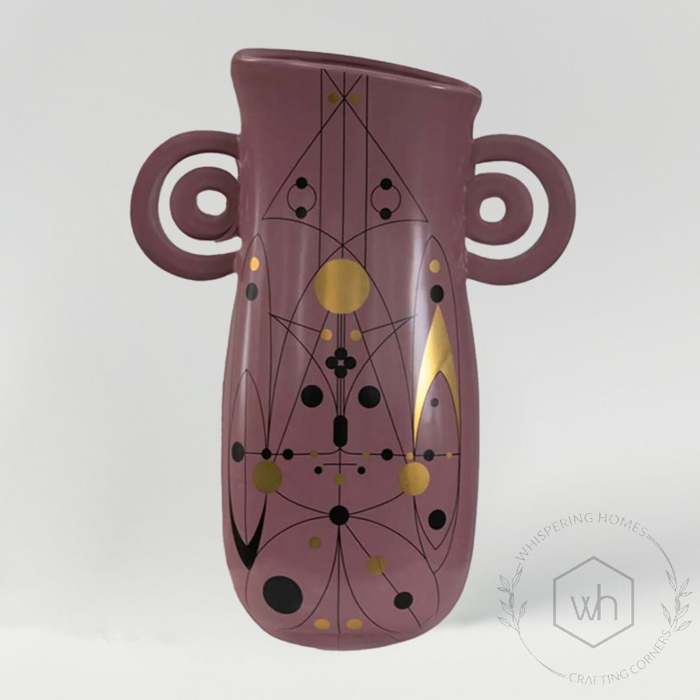 Barrit Ceramic Flower Vase - Pink