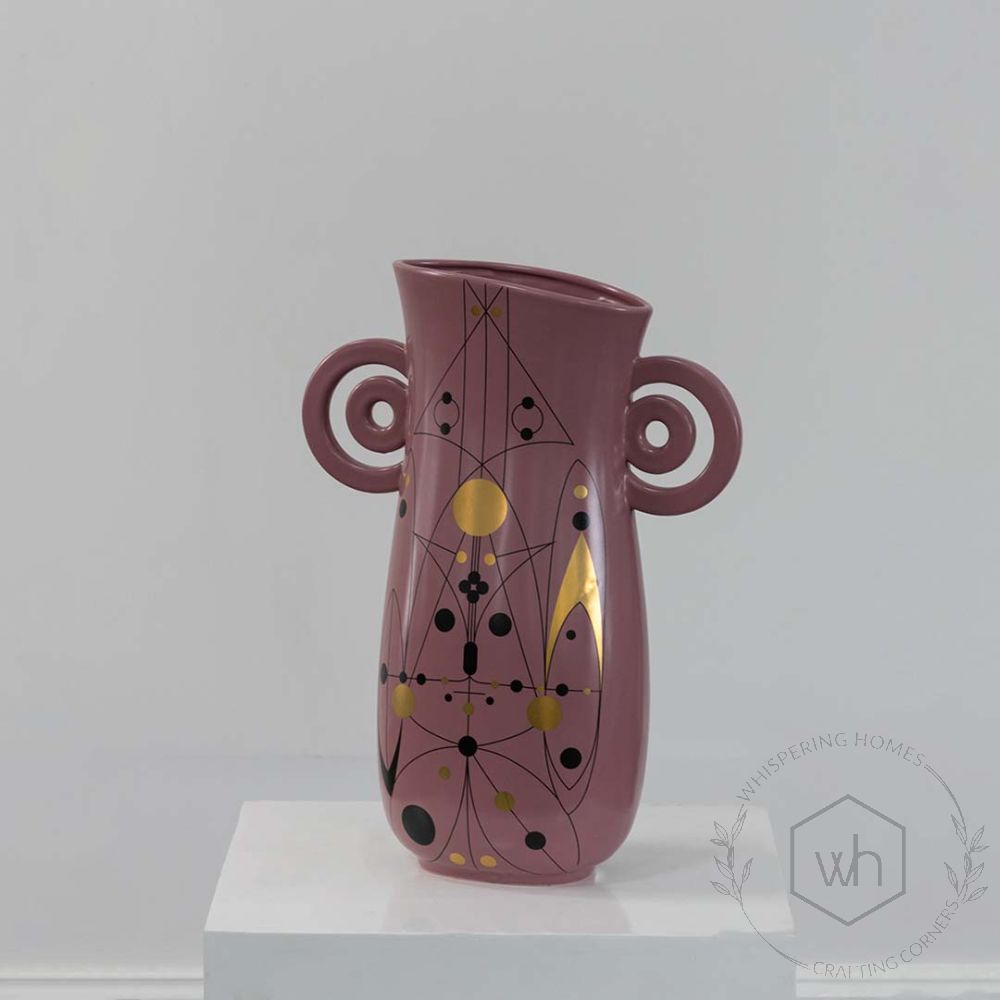 Barrit Ceramic Flower Vase Pink