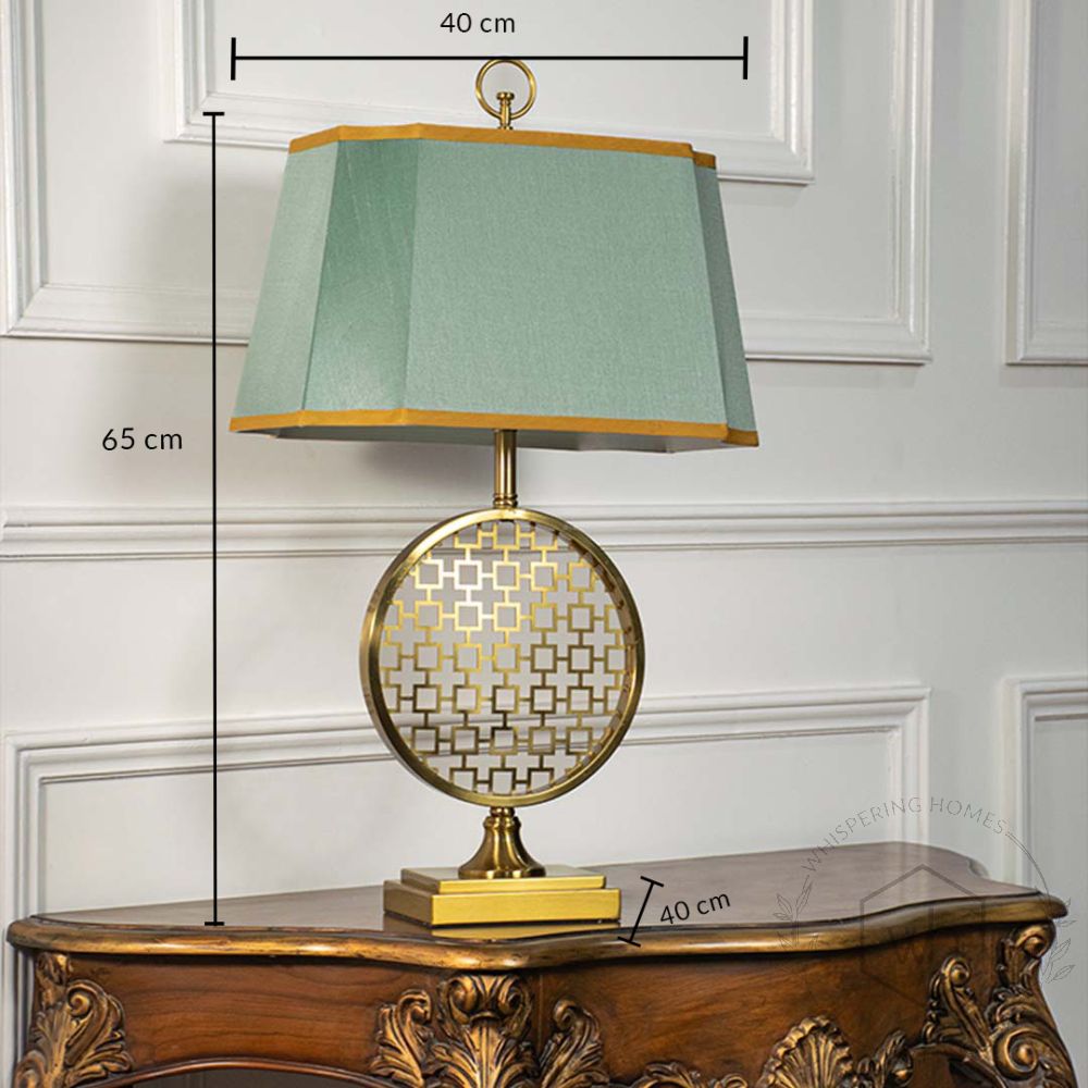 Buffet Golden Metal Table Lamp