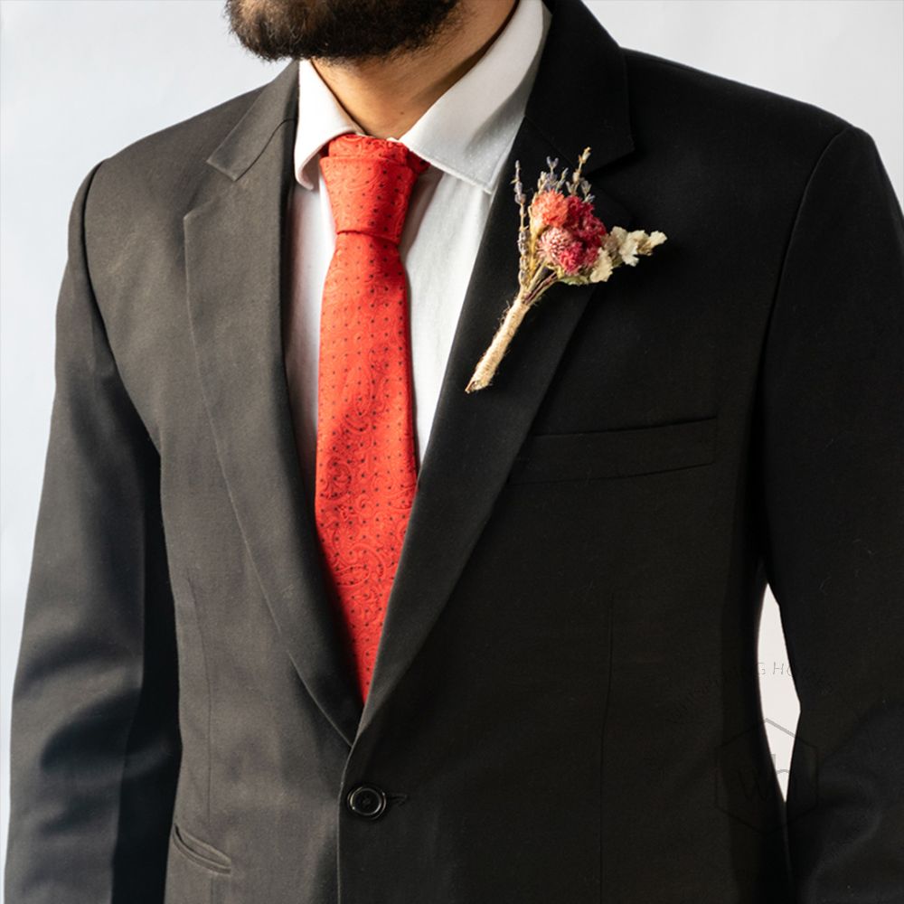 Carnation Boutonniere Closeup