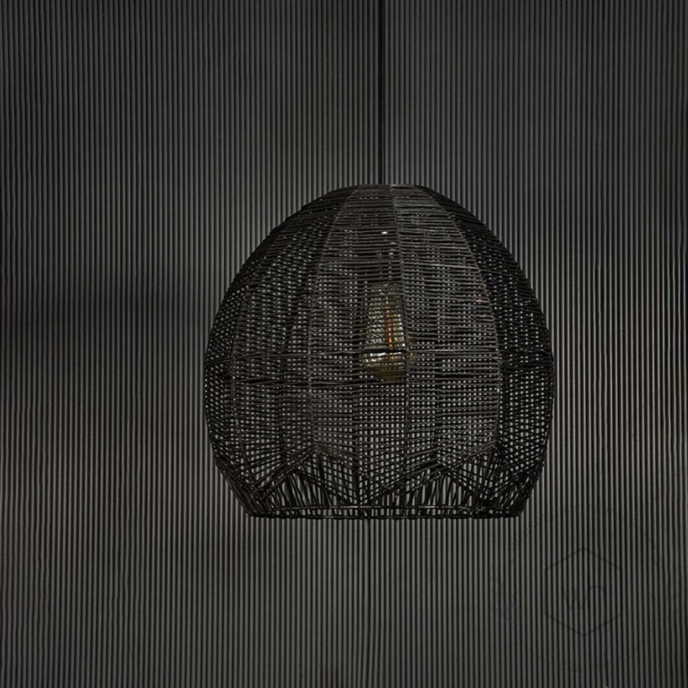 Cornelius Rattan Bell Pendant Lamp