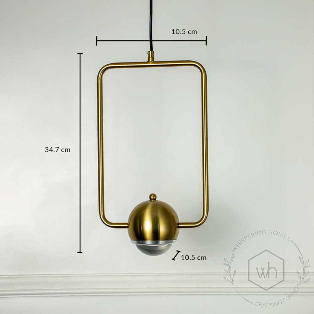 Creative Bar Art Single Head Pendant Lamp - Long Dimensions