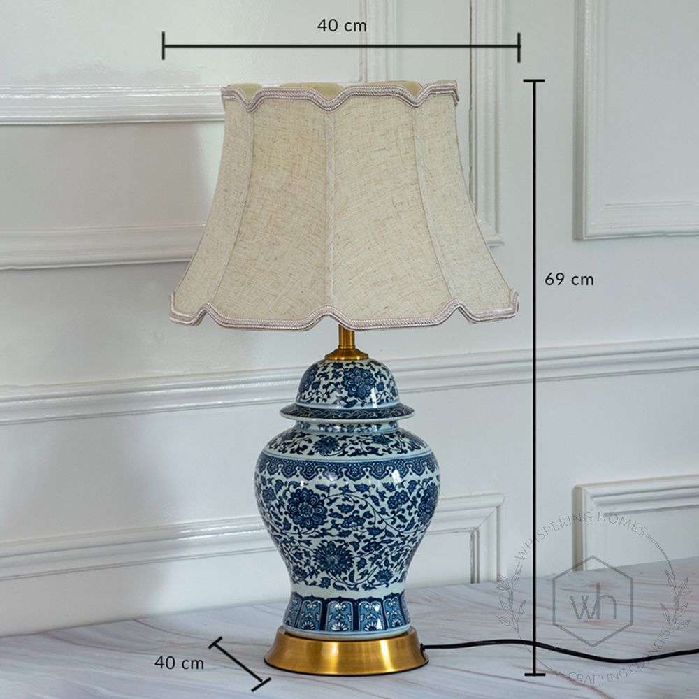 Delya Table Lamp Dimensions