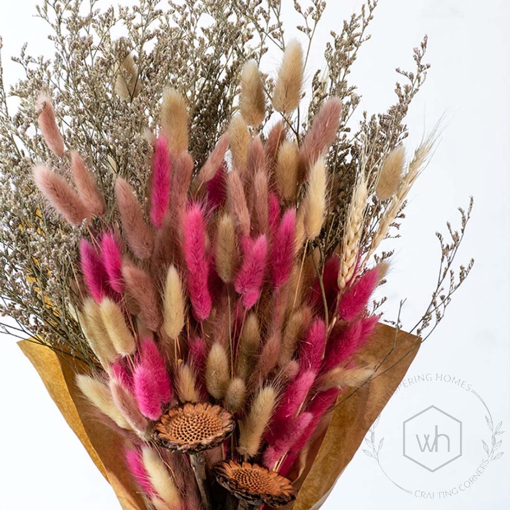Dried Pastel Botanical Mix Bouquet