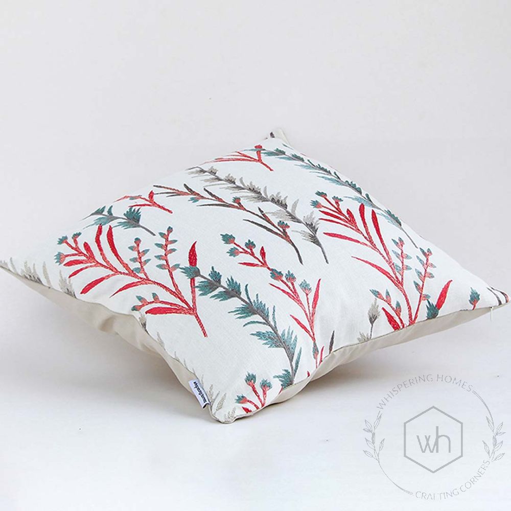 Dulse Designer Multicoloured Embroidered Cushion Cover