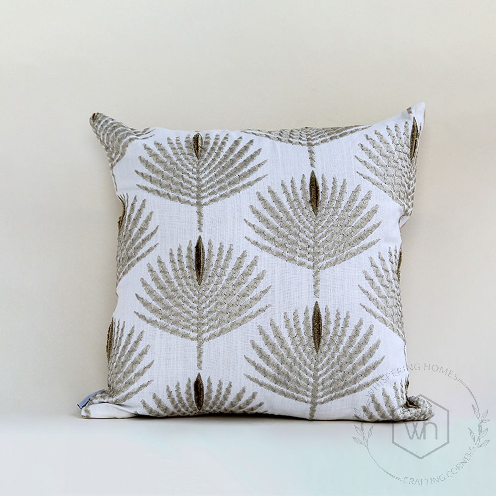 Embroidered Chic Cotton Cushion Covers
