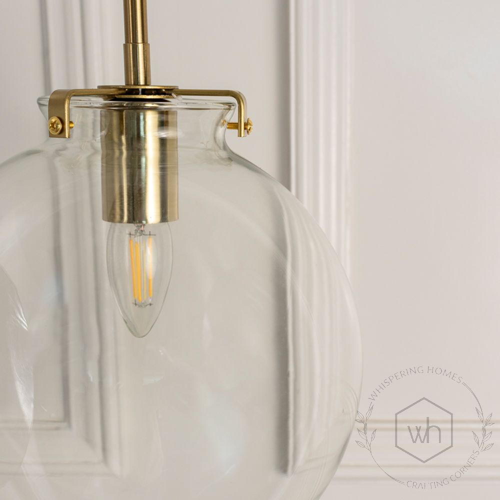 Estro Glass Pendant Light Closeup