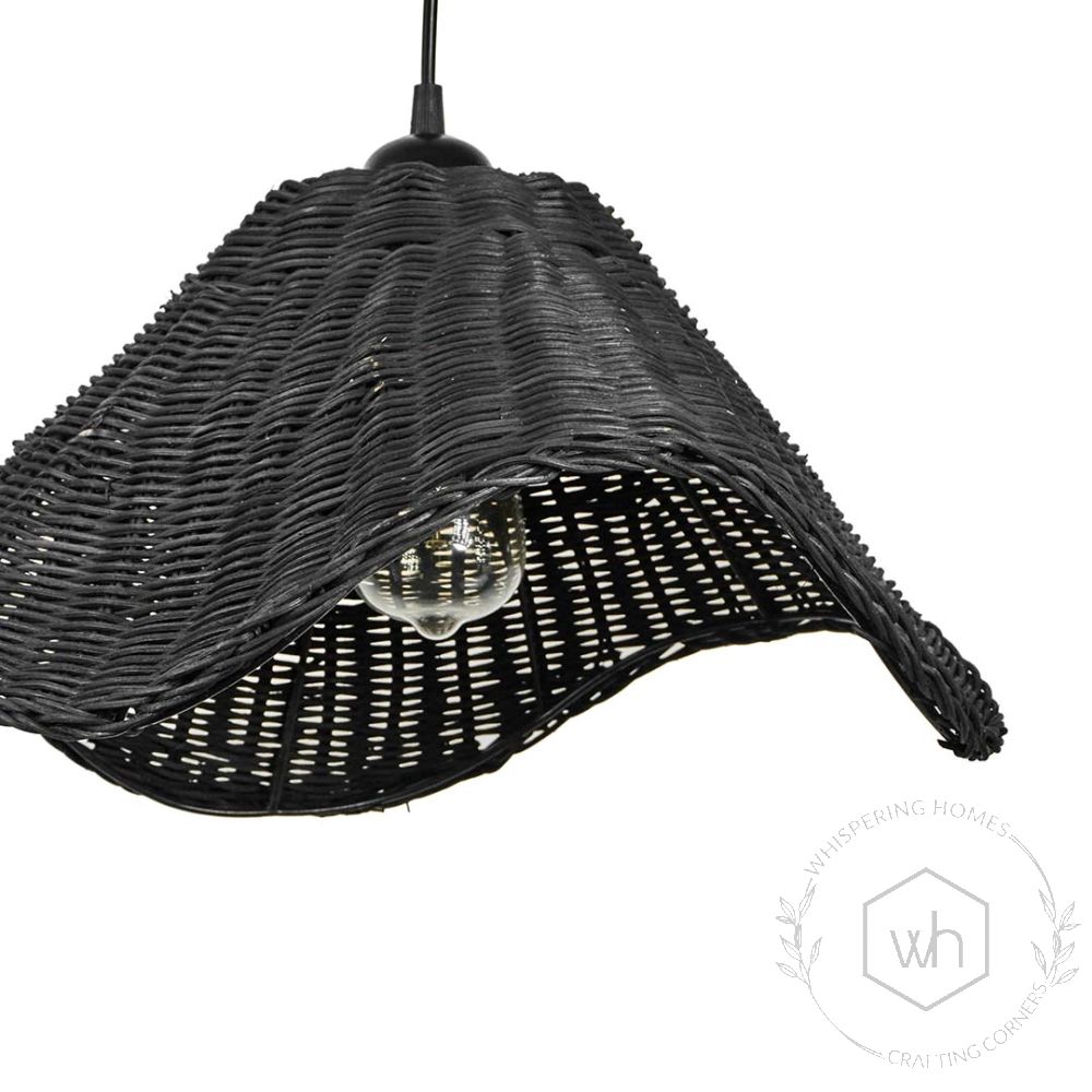 Flora Rattan Ceiling Lamp