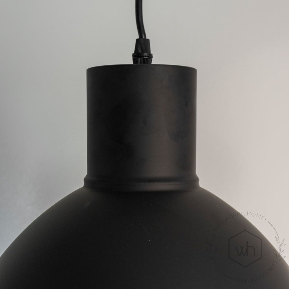 Gloria Black Pendant light Closeup