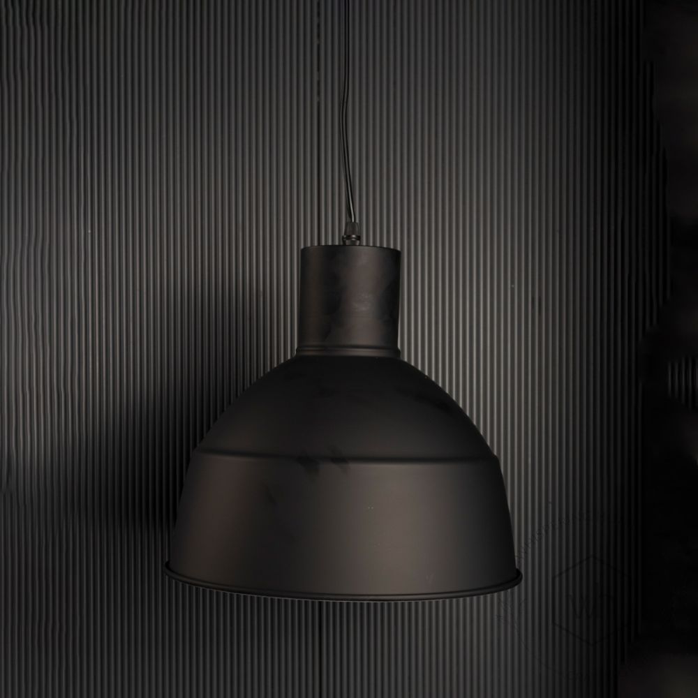 Gloria Black Pendant light Light Off Black Background