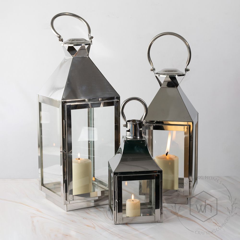 Claire Lantern Silver Small grouped